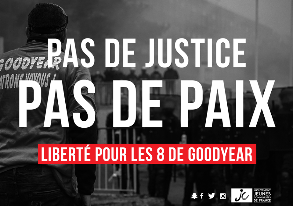 SOLIDARITÉ AVEC LES 8 DE GOODYEAR