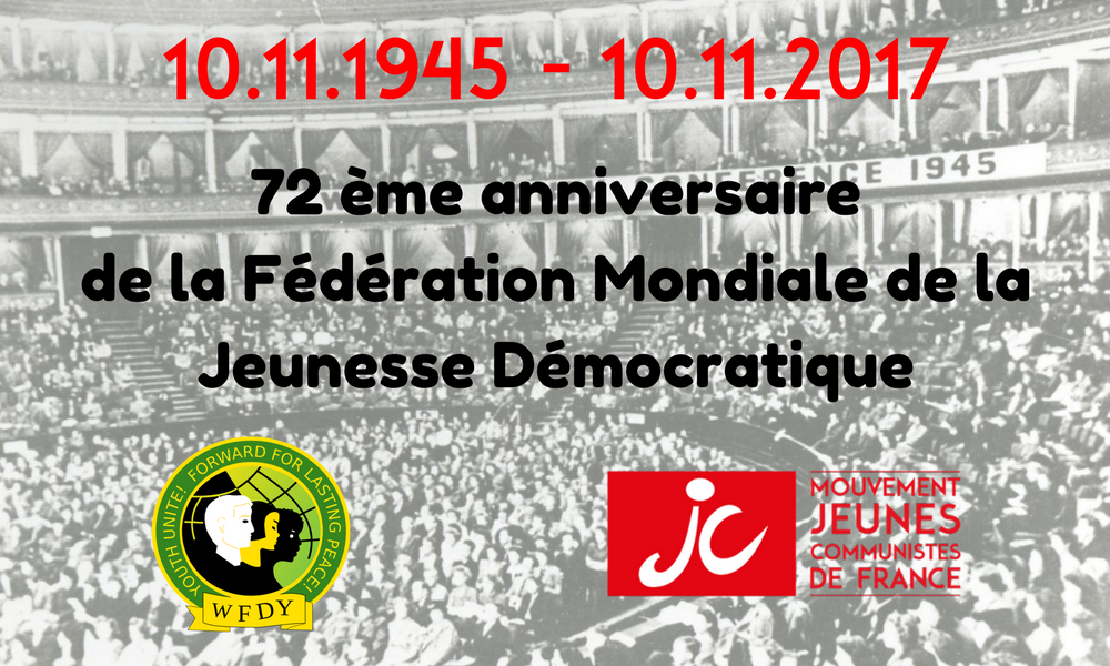 72e anniversaire de la Fédération Mondiale de la Jeunesse Démocratique
