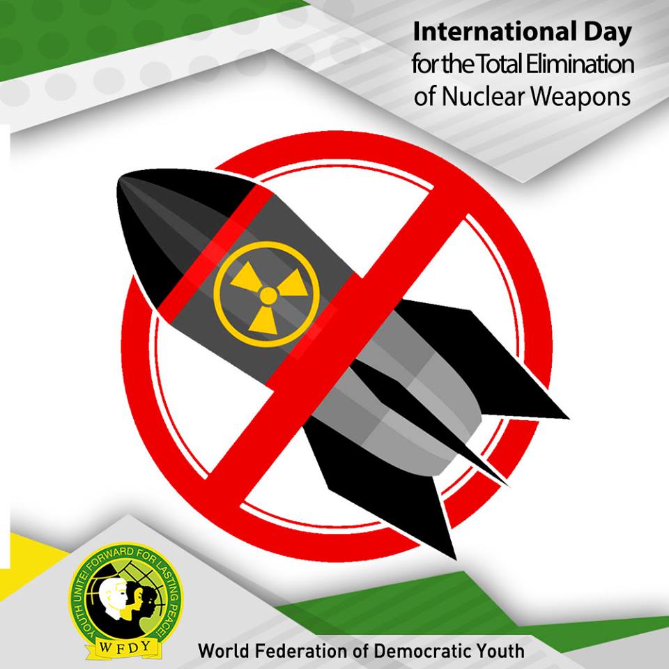 Déclaration de la FMJD à propos de la Journée internationale pour l’élimination totale des armes nucléaires